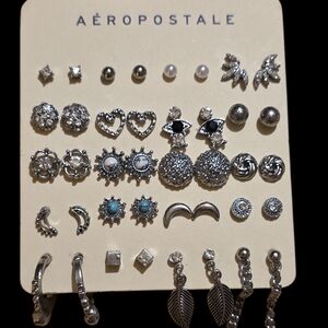 Aéropostale Silver Earring 20 Set
